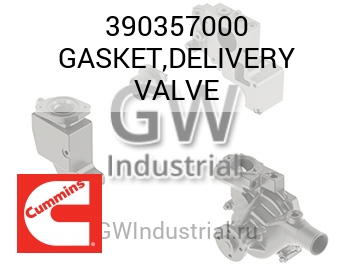 GASKET,DELIVERY VALVE — 390357000