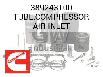 TUBE,COMPRESSOR AIR INLET — 389243100