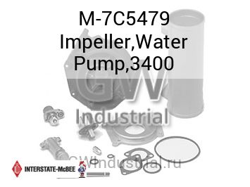 Impeller,Water Pump,3400 — M-7C5479