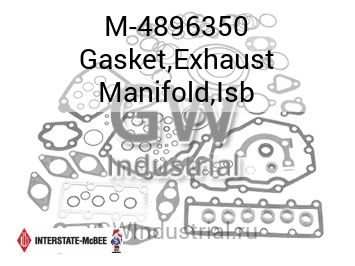 Gasket,Exhaust Manifold,Isb — M-4896350
