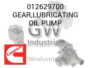 GEAR,LUBRICATING OIL PUMP — 012629700