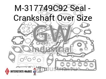Seal - Crankshaft Over Size — M-317749C92