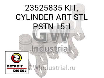 КОМПЛЕКТ ЦПГ ART STL PSTN 15:1