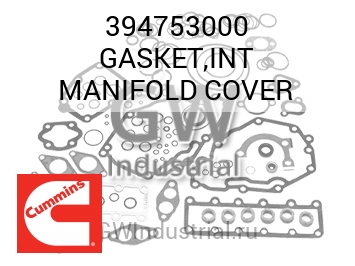 GASKET,INT MANIFOLD COVER — 394753000