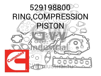 RING,COMPRESSION PISTON — 529198800