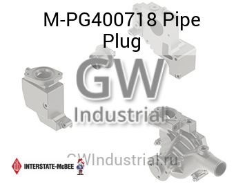 Pipe Plug — M-PG400718