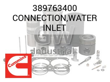 CONNECTION,WATER INLET — 389763400