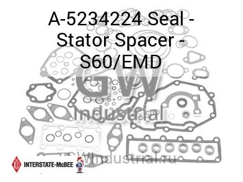 Seal - Stator Spacer - S60/EMD — A-5234224