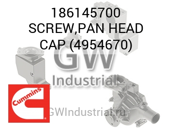 SCREW,PAN HEAD CAP (4954670) — 186145700