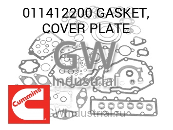 GASKET, COVER PLATE — 011412200