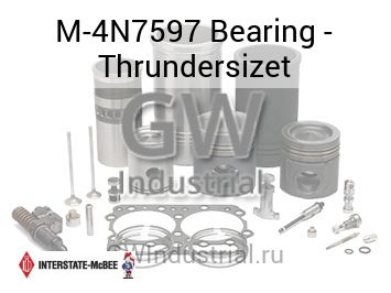 Bearing - Thrundersizet — M-4N7597