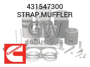 STRAP,MUFFLER — 431547300