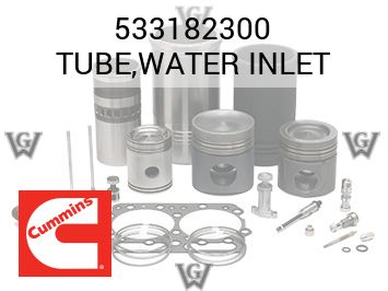 TUBE,WATER INLET — 533182300