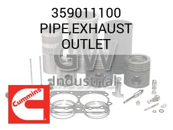 PIPE,EXHAUST OUTLET — 359011100