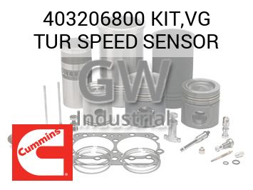 KIT,VG TUR SPEED SENSOR — 403206800