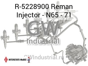 Reman Injector - N65 - 71 — R-5228900