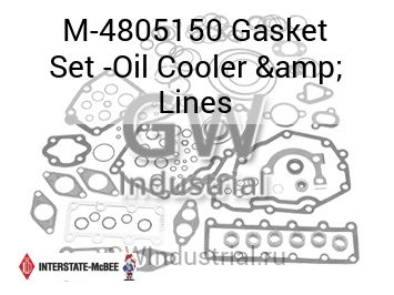 Gasket Set -Oil Cooler & Lines — M-4805150