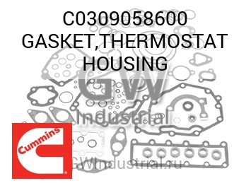 GASKET,THERMOSTAT HOUSING — C0309058600
