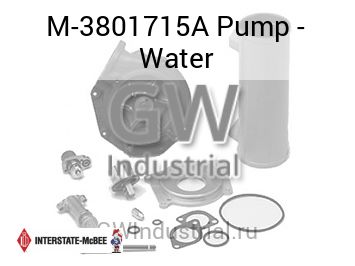 Pump - Water — M-3801715A