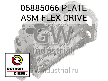 PLATE ASM FLEX DRIVE — 06885066