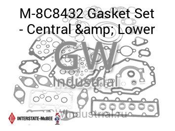 Gasket Set - Central & Lower — M-8C8432