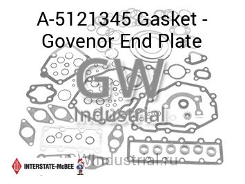 Gasket - Govenor End Plate — A-5121345