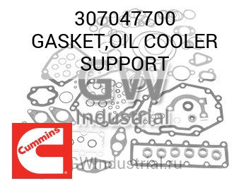 GASKET,OIL COOLER SUPPORT — 307047700