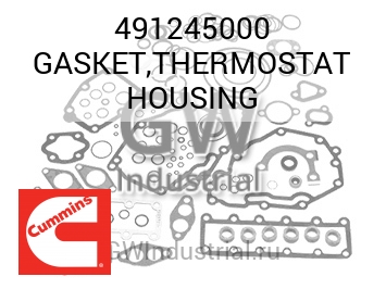 GASKET,THERMOSTAT HOUSING — 491245000