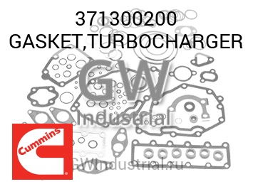 GASKET,TURBOCHARGER — 371300200