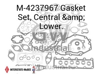 Gasket Set, Central & Lower. — M-4237967