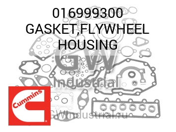GASKET,FLYWHEEL HOUSING — 016999300