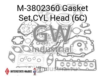 Gasket Set,CYL Head (6C) — M-3802360