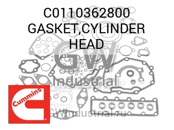 GASKET,CYLINDER HEAD — C0110362800