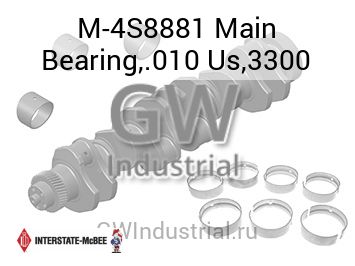 Main Bearing,.010 Us,3300 — M-4S8881