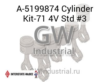 Cylinder Kit-71 4V Std #3 — A-5199874