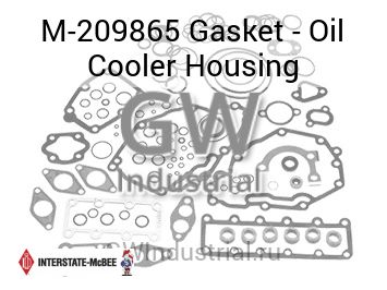 Gasket - Oil Cooler Housing — M-209865