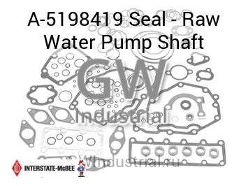 Seal - Raw Water Pump Shaft — A-5198419
