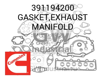 GASKET,EXHAUST MANIFOLD — 391194200