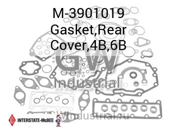 Gasket,Rear Cover,4B,6B — M-3901019