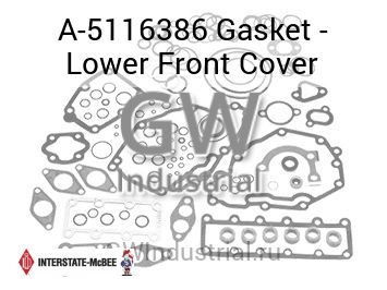 Gasket - Lower Front Cover — A-5116386