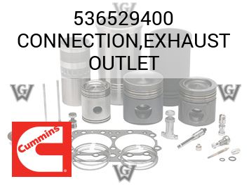 CONNECTION,EXHAUST OUTLET — 536529400