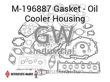 Gasket - Oil Cooler Housing — M-196887