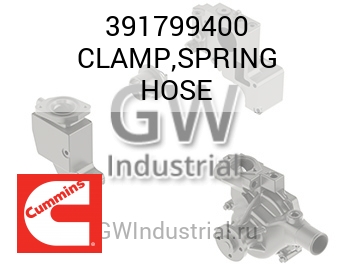 CLAMP,SPRING HOSE — 391799400