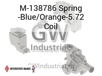 ПРУЖИНА (ОБМОТКА) BLUE/ORANGE 5.72