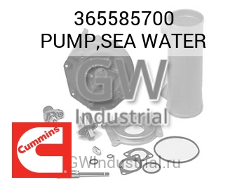 PUMP,SEA WATER — 365585700