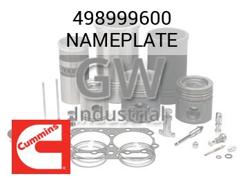 NAMEPLATE — 498999600