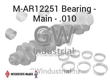 Bearing - Main - .010 — M-AR12251