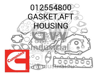 GASKET,AFT HOUSING — 012554800