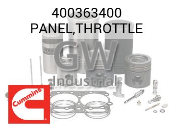 PANEL,THROTTLE — 400363400