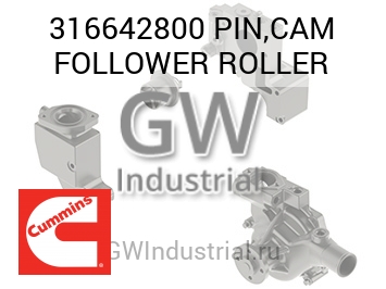 PIN,CAM FOLLOWER ROLLER — 316642800